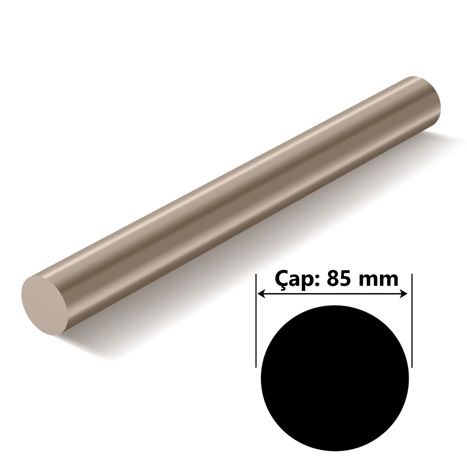 Bronz Çubuk Çap 85 mm