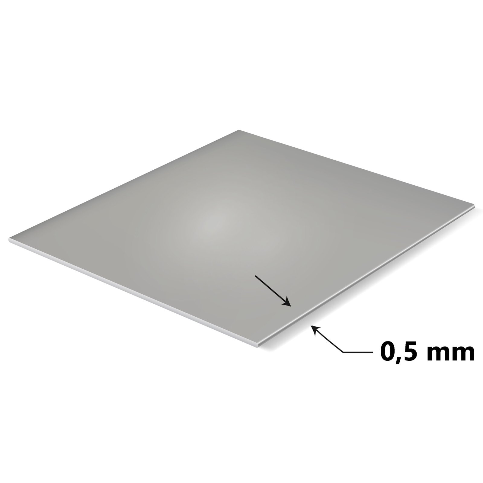 Alüminyum İnce Sac Levha 0,5 mm