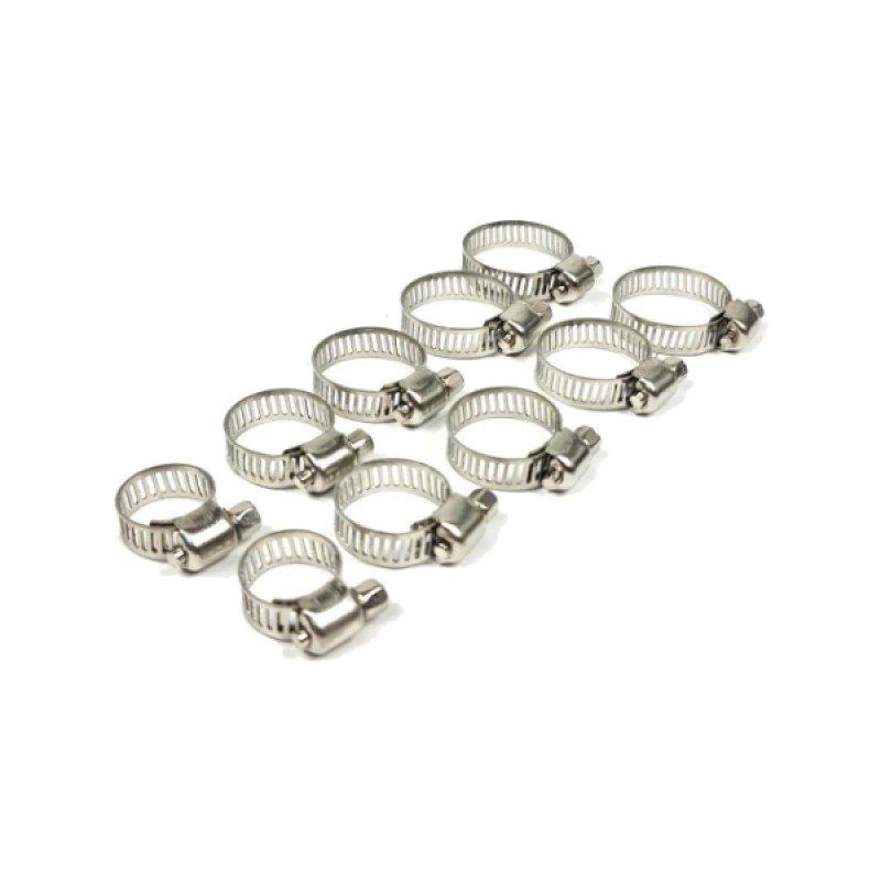 10 Parça Paslanmaz Çelik Hortum Kelepçesi Seti