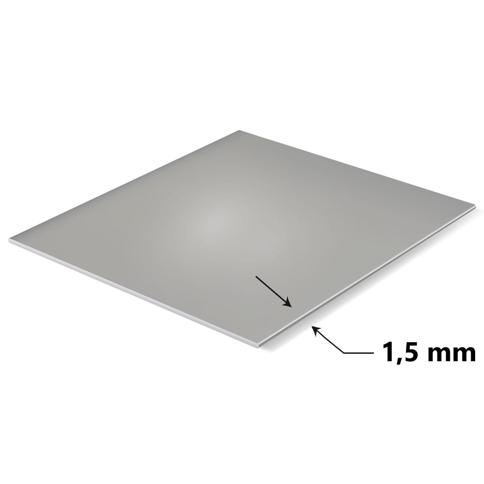 Alüminyum İnce Sac Levha 1,5 mm