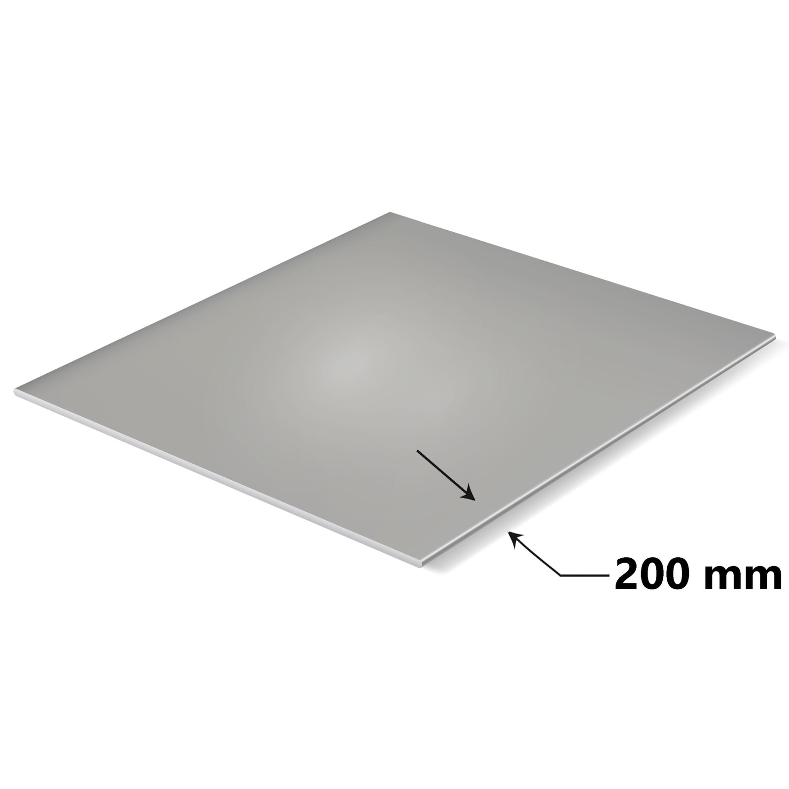 Alüminyum Levha Plaka 200 mm