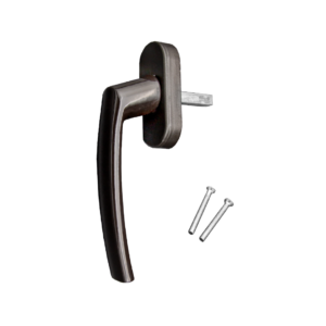 Elit PVC Alüminyum Pencere Kolu - RAL8022 Siyah Kahve