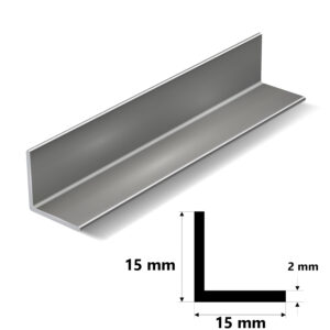 Alüminyum Köşebent 15x15x2 mm