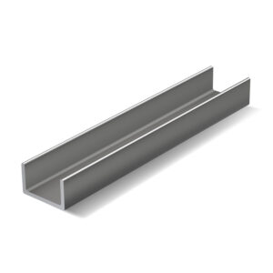Alüminyum U Profil 20x10mm Et Kalınlığı 1,5mm 50 cm