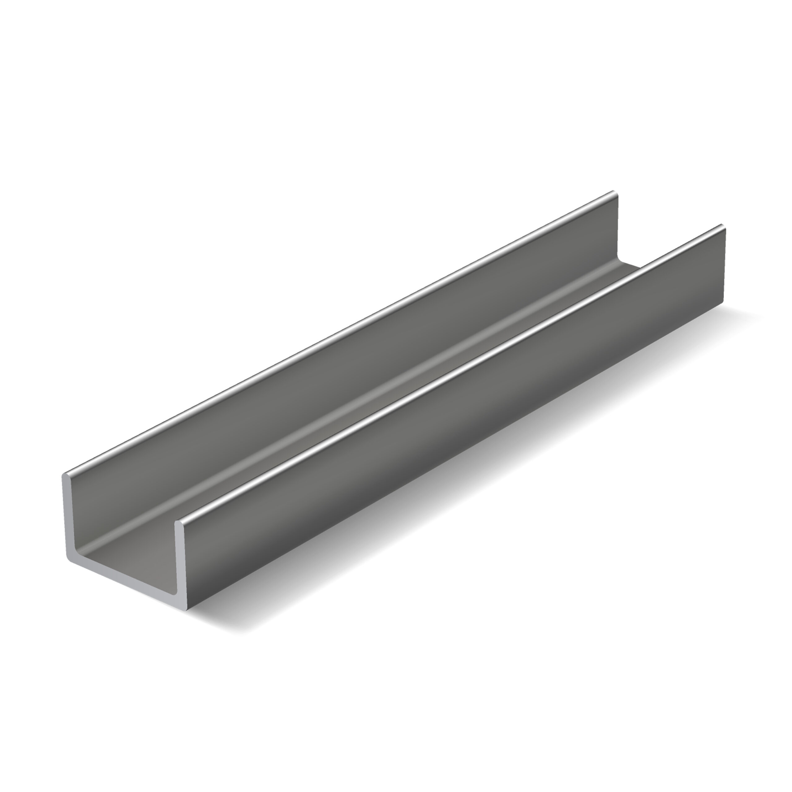 Alüminyum U Profil 20x10mm Et Kalınlığı 1,5mm 50 cm