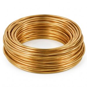 0.5mm Sarı Pirinç Tel Yuvarlak 3 Metre